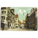 Postkarte Lindau. "Maximilianstrasse". Gelaufen 1907- - -27.00 % buyer's premium on the hammer