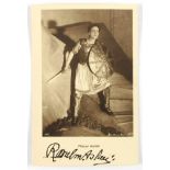 Autogramm-Postkarte Raoul Aslan (Schauspieler und 1945-48 Direktor am Burgtheater, 1886-1958)- - -