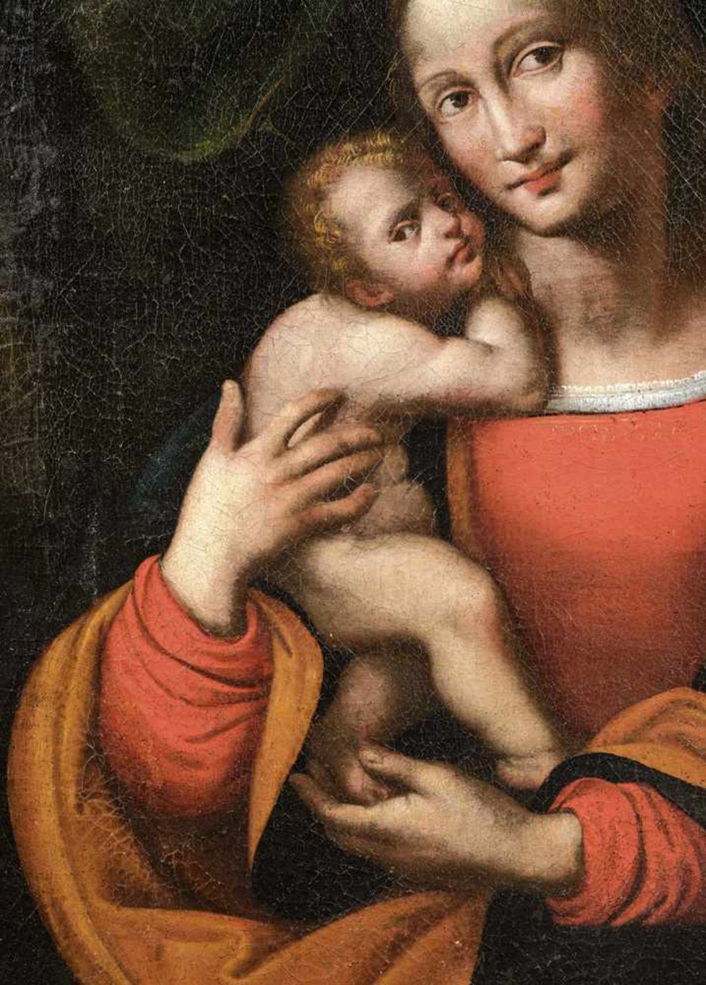 Rizzoli, Giovanni Pietro detto il Giampietrino (attr.)Um 1495 - 1549, tätig in Pavia und Mailand66 x - Bild 4 aus 4