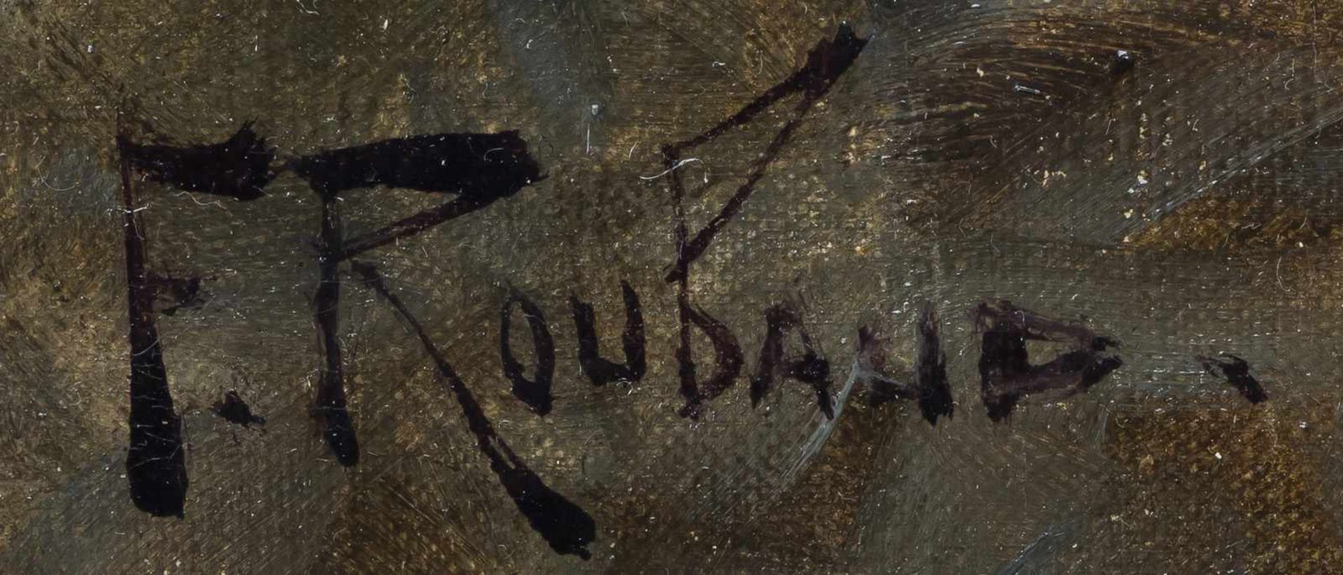 Roubaud, FranzOdessa 1856 - München 192883 x 60 cmKosaken beim Frauenraub. Öl/Lwd., unten rechts - Bild 2 aus 2