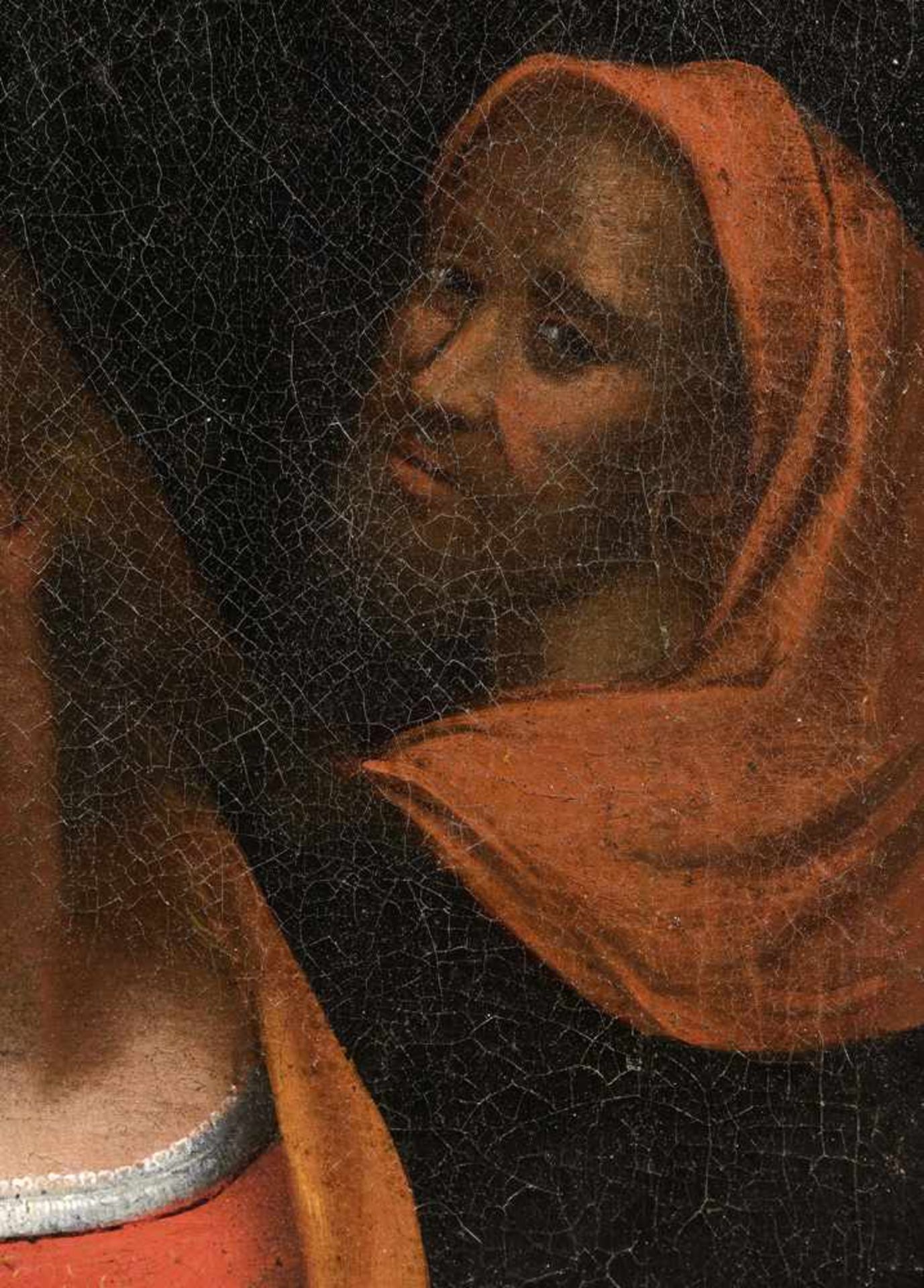 Rizzoli, Giovanni Pietro detto il Giampietrino (attr.)Um 1495 - 1549, tätig in Pavia und Mailand66 x - Bild 3 aus 4