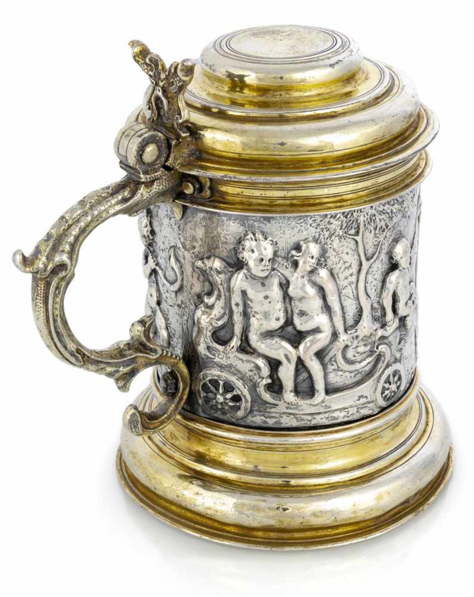 Barocker SilberhumpenHamburg, um 1670/75 - Christian Mundt IIIH. 18,5 cmSilber, gegossen, - Bild 3 aus 3