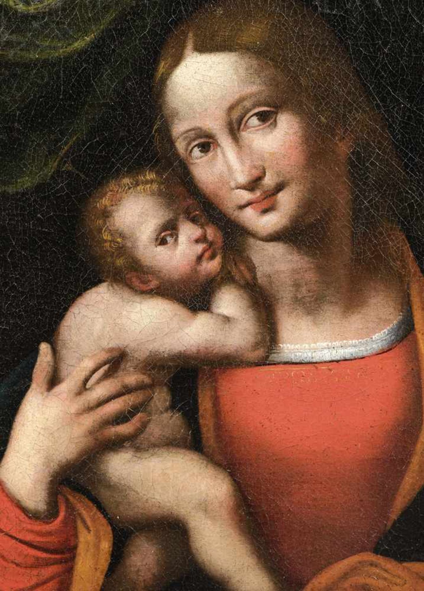 Rizzoli, Giovanni Pietro detto il Giampietrino (attr.)Um 1495 - 1549, tätig in Pavia und Mailand66 x - Bild 2 aus 4