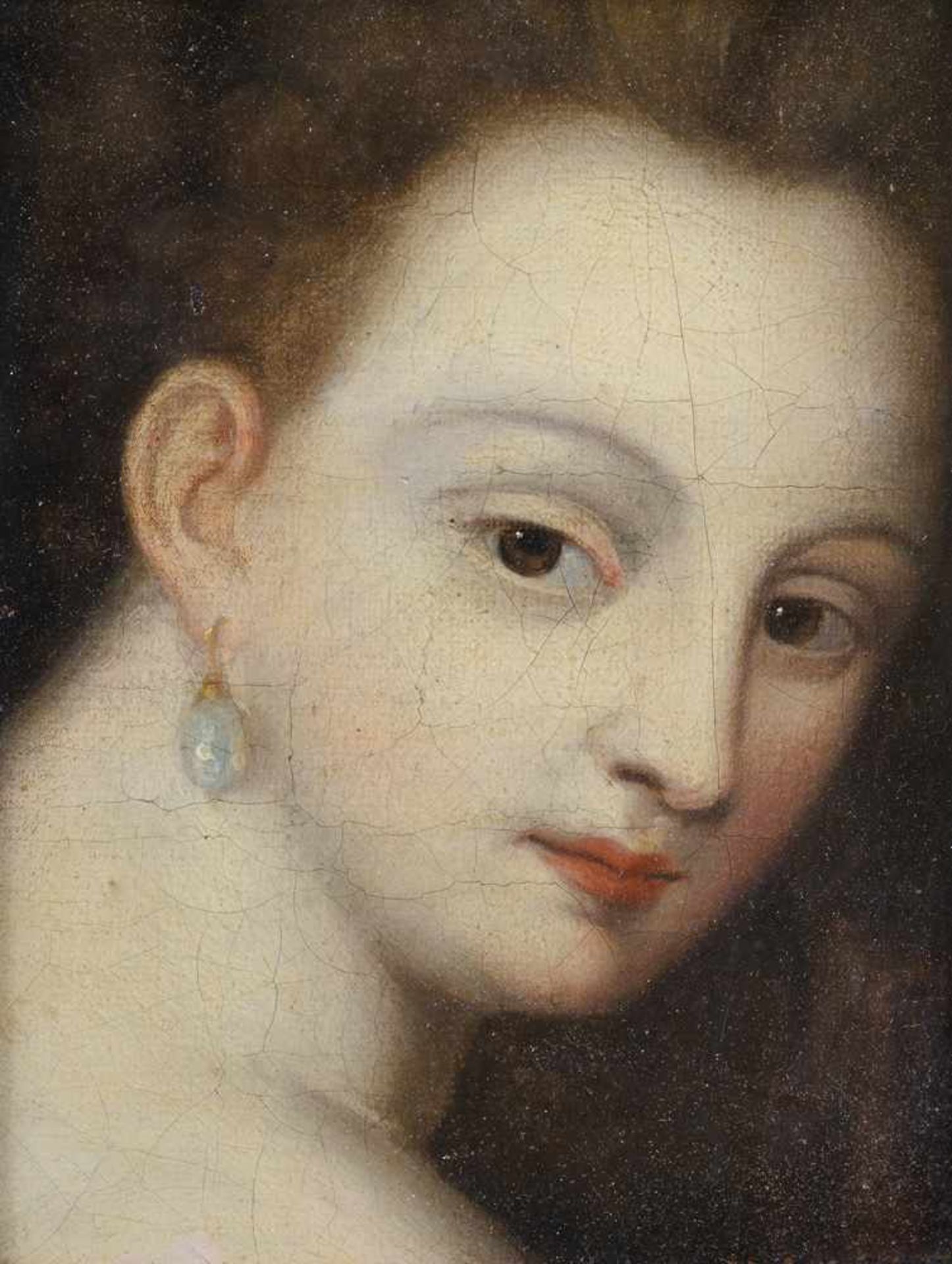 Frankreich17. Jahrhundert15 x 11 cmPortrait der Gabrielle d'Estrées, Duchesse de Beaufort et