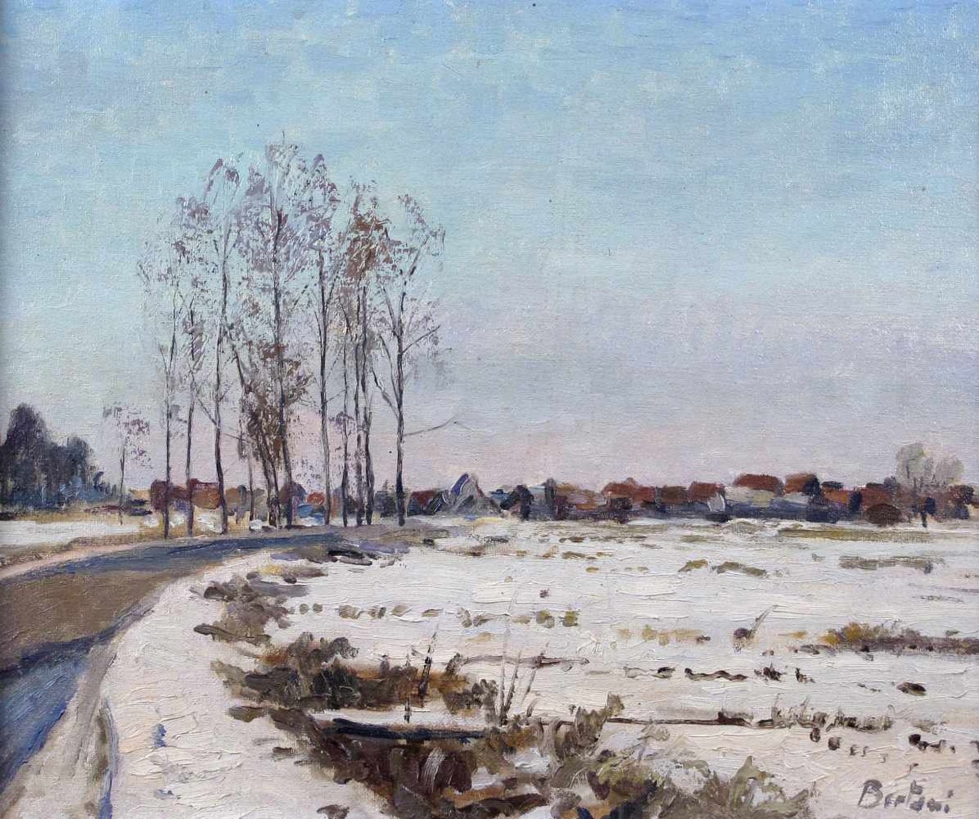 BEZ. BERTANIWINTERLANDSCHAFT50,5 X 60 CM