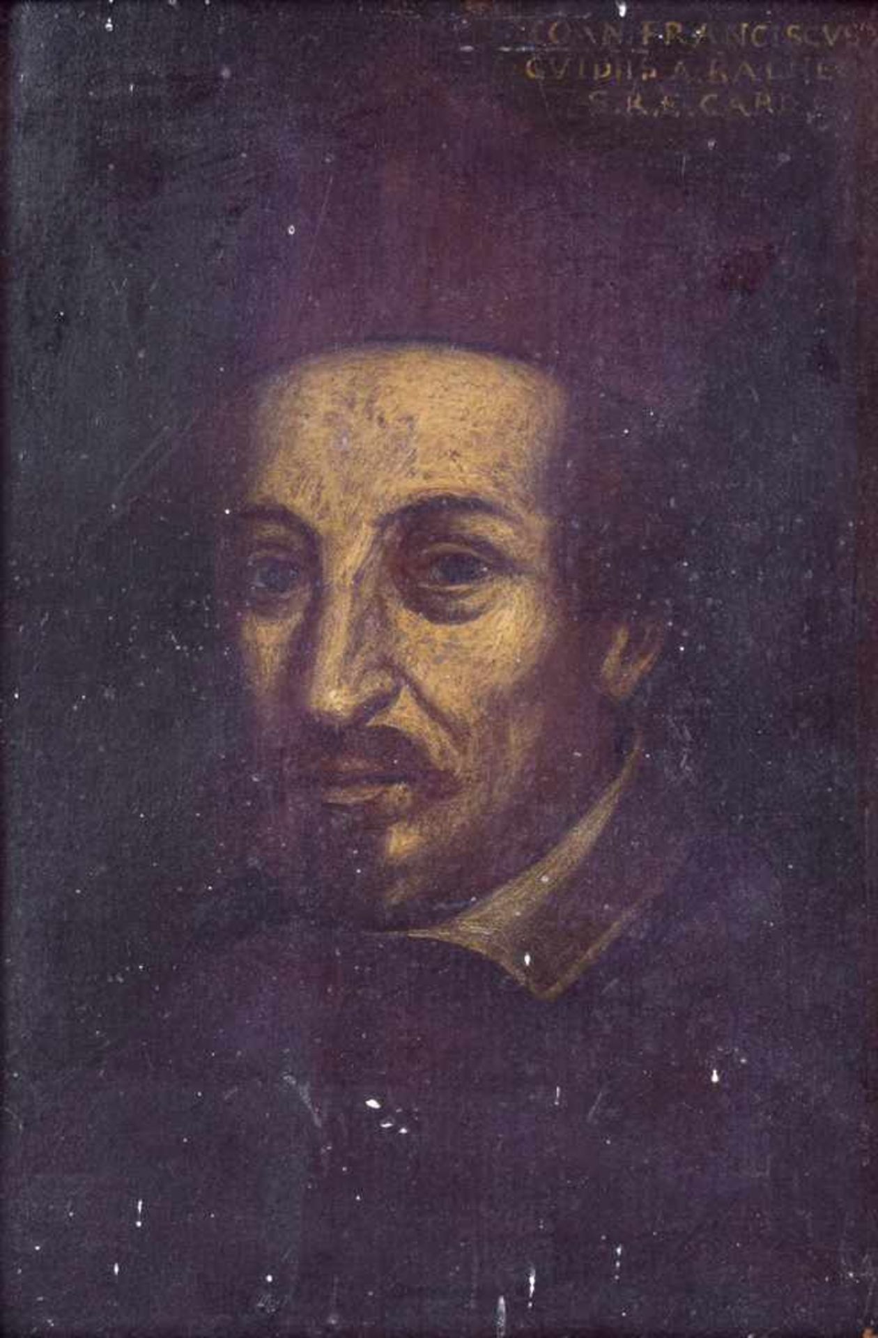 PORTRAITMALER, KARDINALJOH. FRANCISCUS BALNEO24 X 16,5 CM