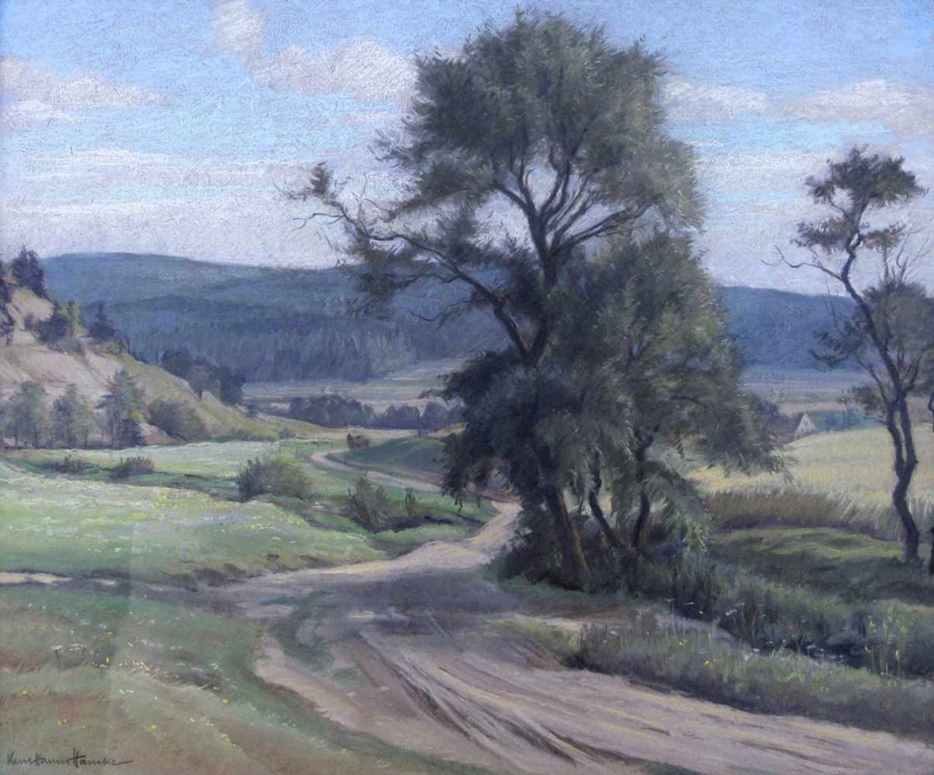 BEZ. KURT HANNS HANCKEIM HENGSTBACHTAL56 X 54 CM