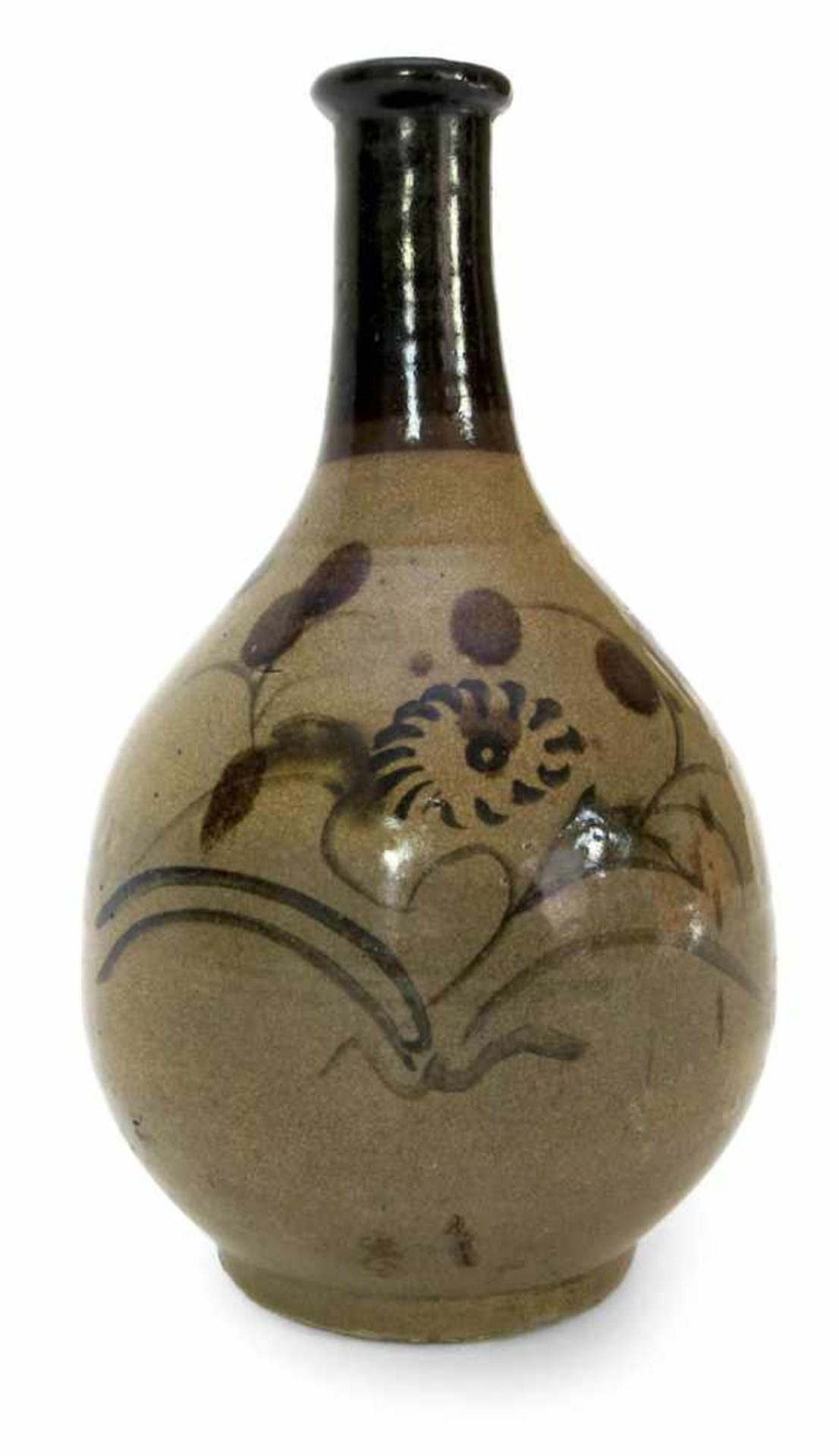 SAKEFLASCHE, BIZEN-WARE,JAPAN, 19.JH.H. 28 CM