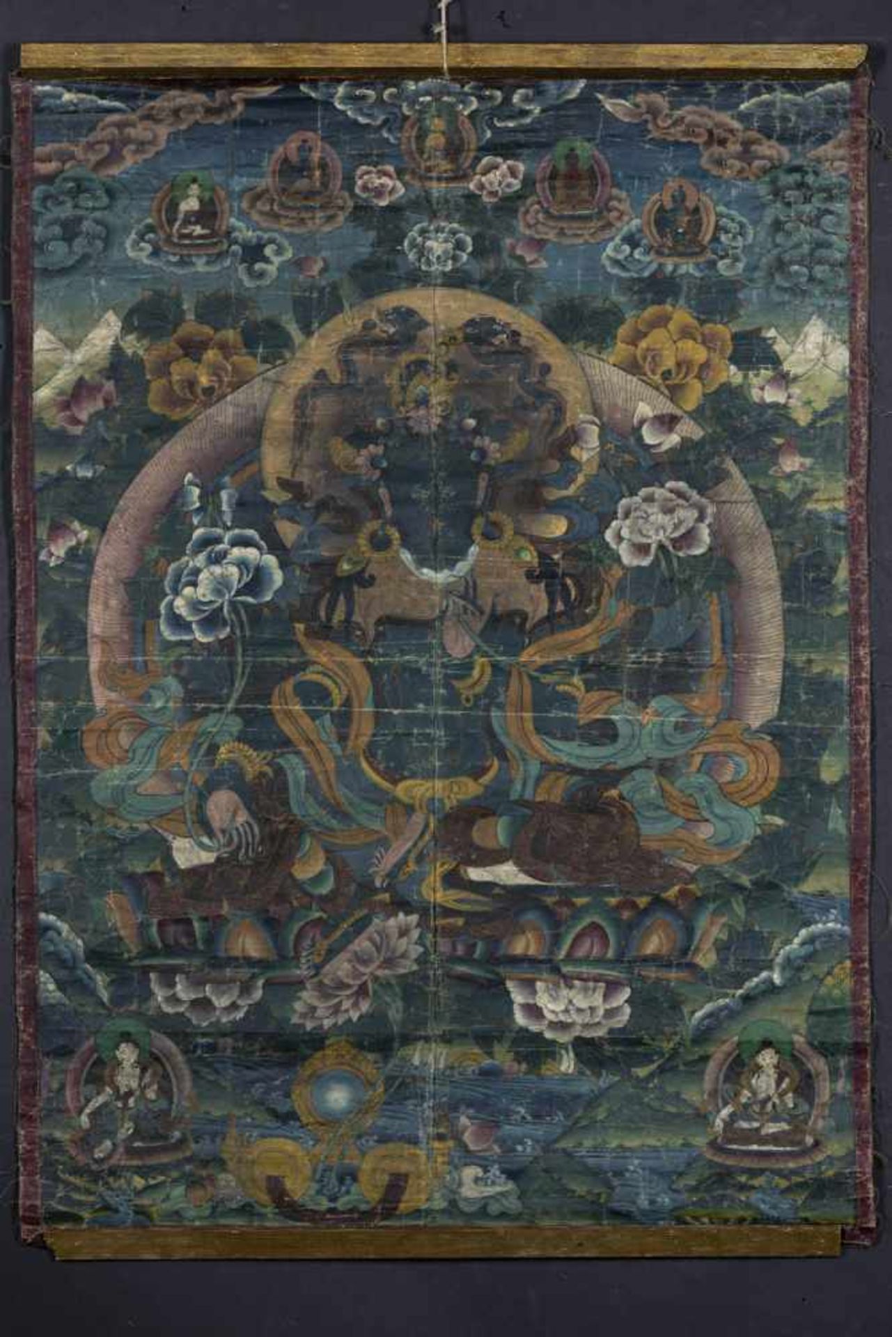 FÜNF THANGKA,TIBET, 19./20. JH. - Bild 4 aus 5