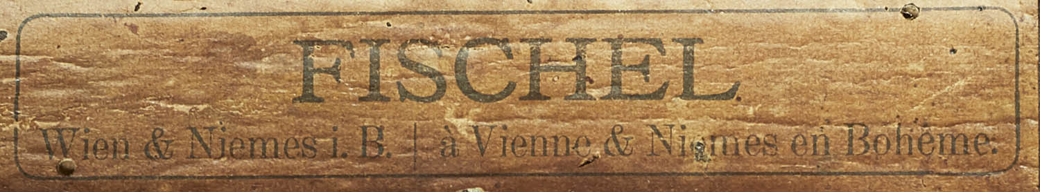 Satz von sechs Stühlen der JahrhundertwendeFischel, Wien/Niemes, um 1900H. 96 cmBuche. Geprägte - Image 2 of 2