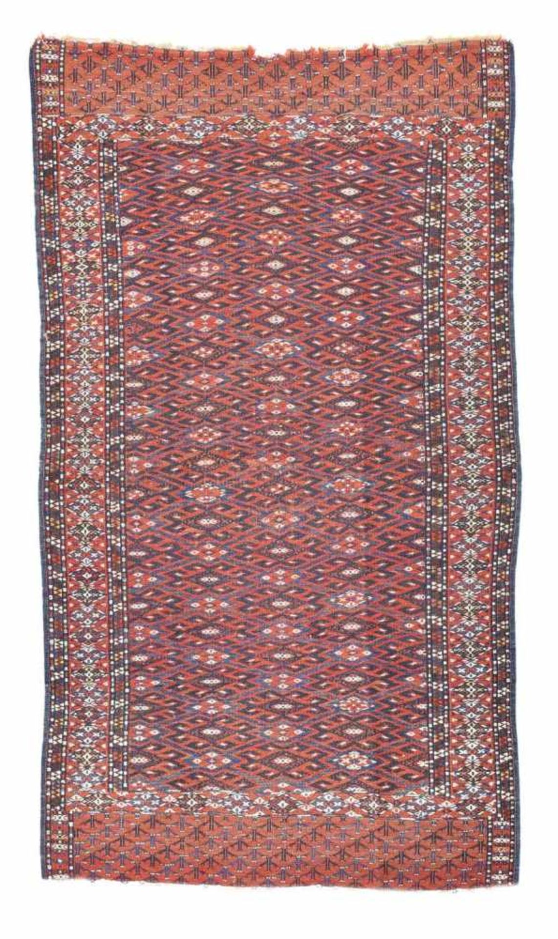 JOMUD FLACHGEWEBETURKMENISTAN, ANFANG 20. JH.188 X 111 CM