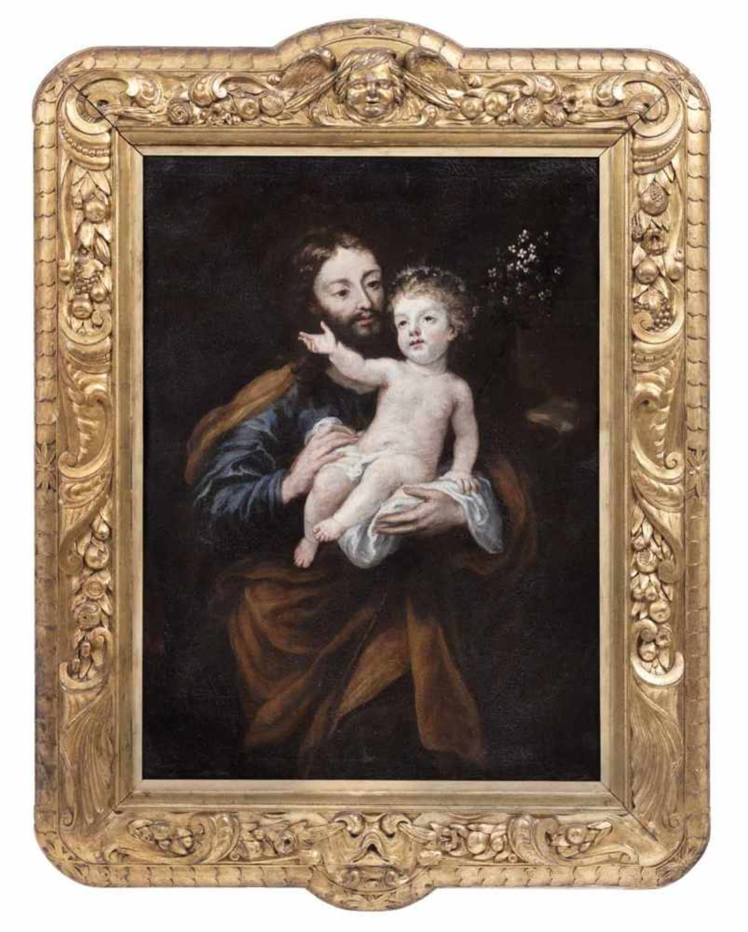Ricci, Fray Juan AndrésMadrid 1600 - Montecassino 1681107 x 76 cmDer heilige Jospeh mit dem