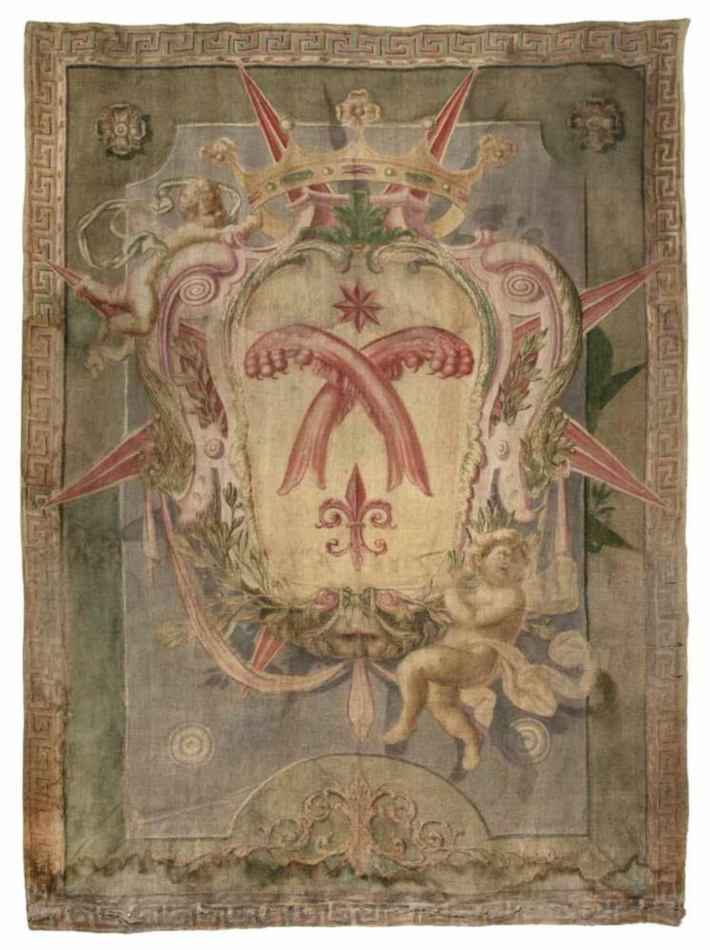 Zwei WappenmalereienNordostitalien, Venetien/Friaul, wohl 18. Jh.je ca. 280 x 200Zwei große - Bild 2 aus 6