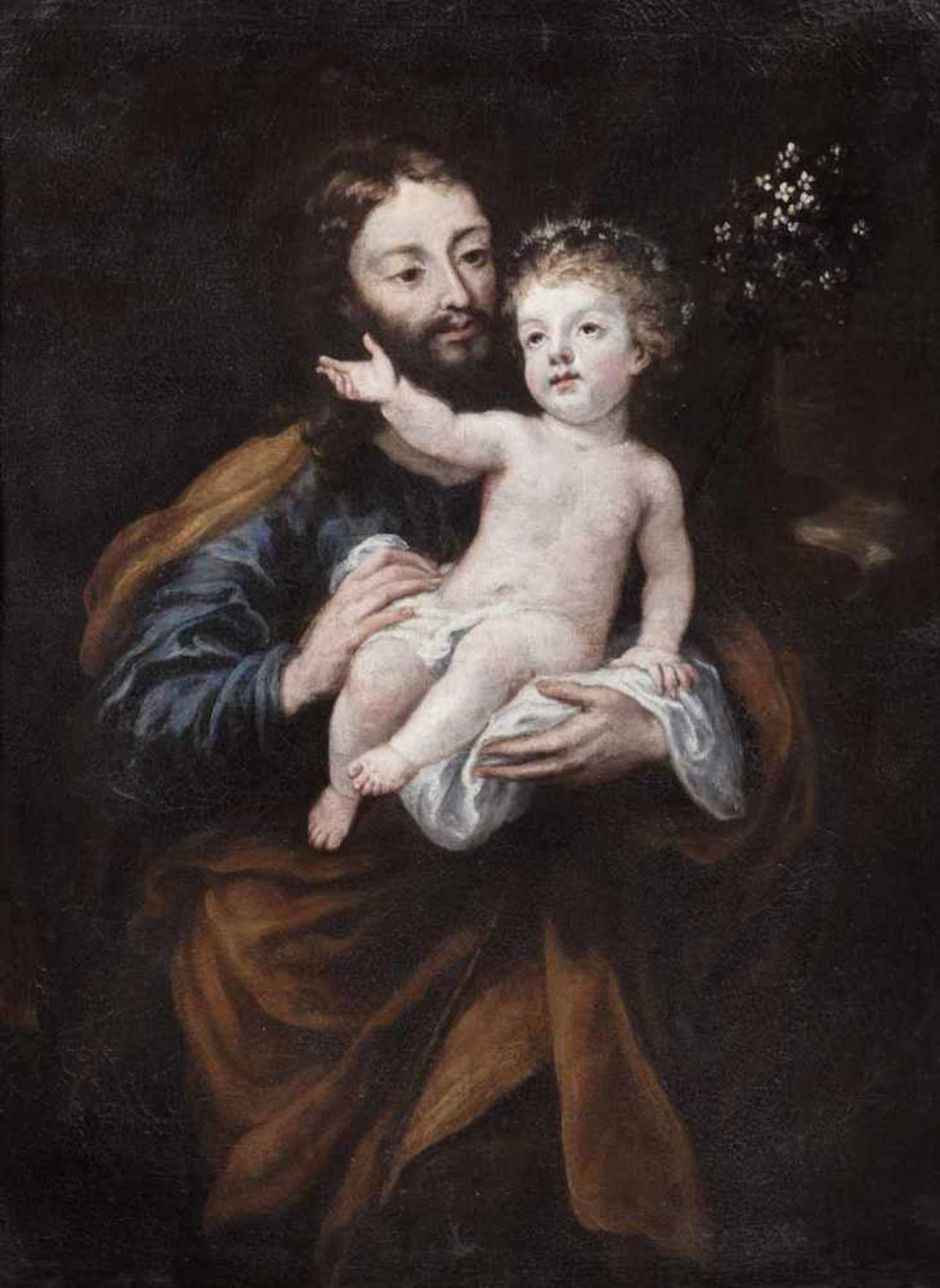 Ricci, Fray Juan AndrésMadrid 1600 - Montecassino 1681107 x 76 cmDer heilige Jospeh mit dem - Bild 2 aus 2