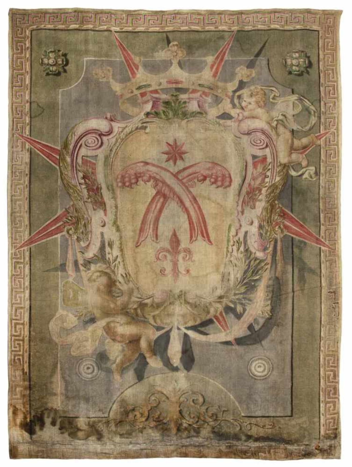 Zwei WappenmalereienNordostitalien, Venetien/Friaul, wohl 18. Jh.je ca. 280 x 200Zwei große - Bild 3 aus 6