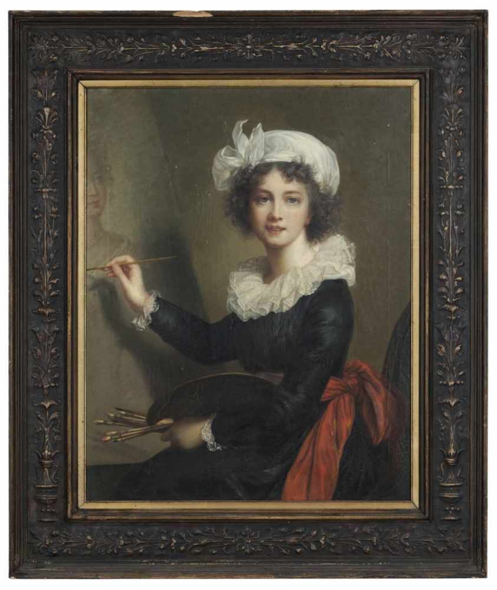 Vigée-Lebrun, Élisabeth (nach)Paris 1755 - 184270 x 57 cmSelbstportrait der Künstlerin an der