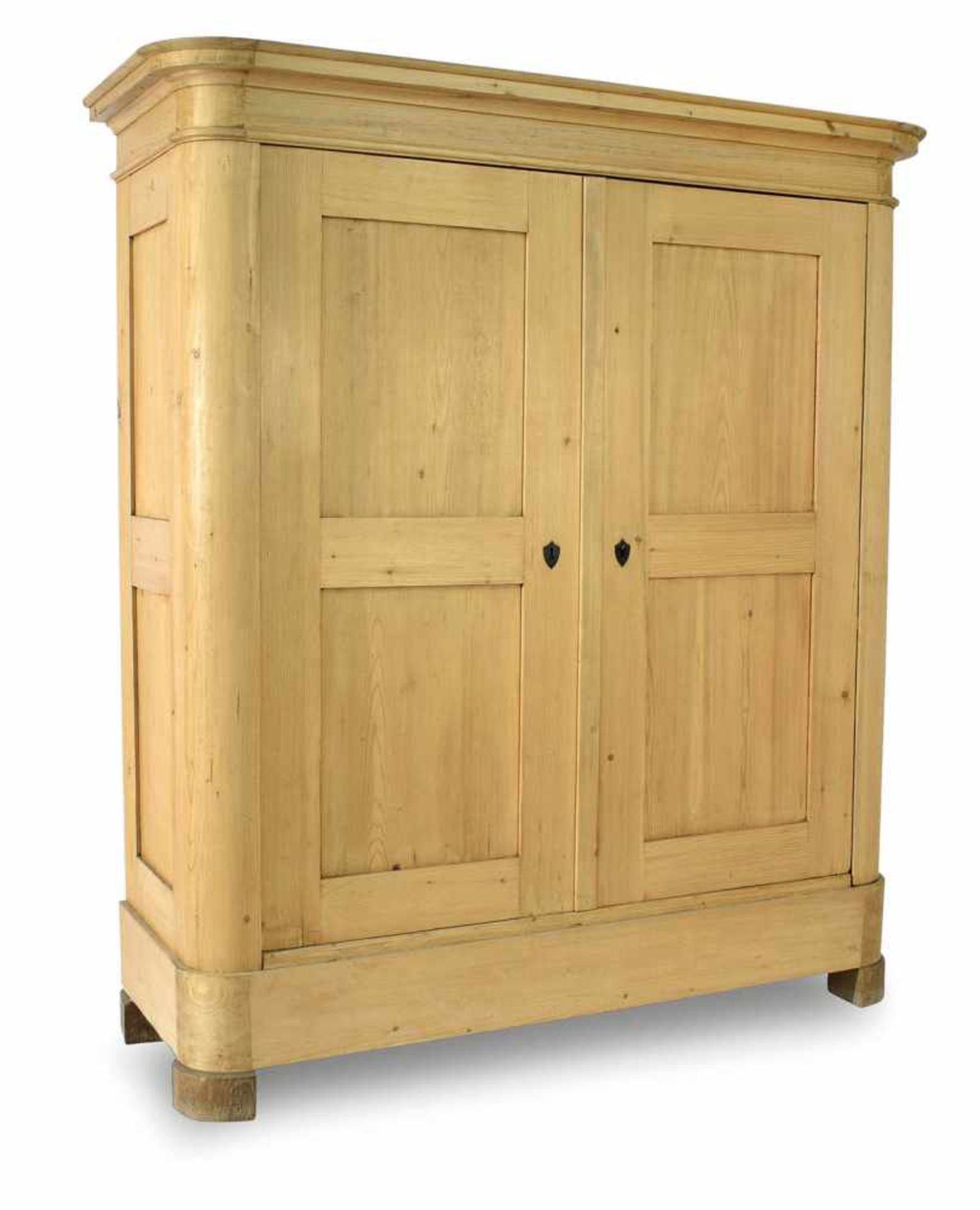 BIEDERMEIER-WEICHHOLZSCHRANK,19. JAHRHUNDERT193X170X63 CM- - -33.00 % buyer's premium on the