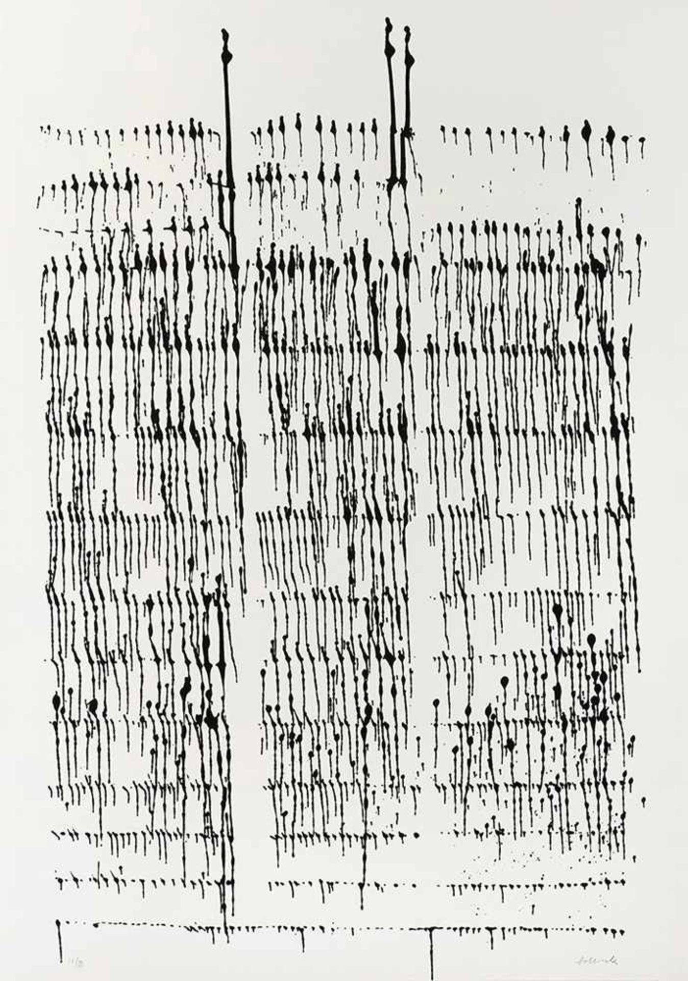 Holweck, OskarSt. Ingbert, 1924 - 2007101 x 72 x 1,5cm"Sechs Serigraphien", 1972. Folge von sechs - Bild 3 aus 3