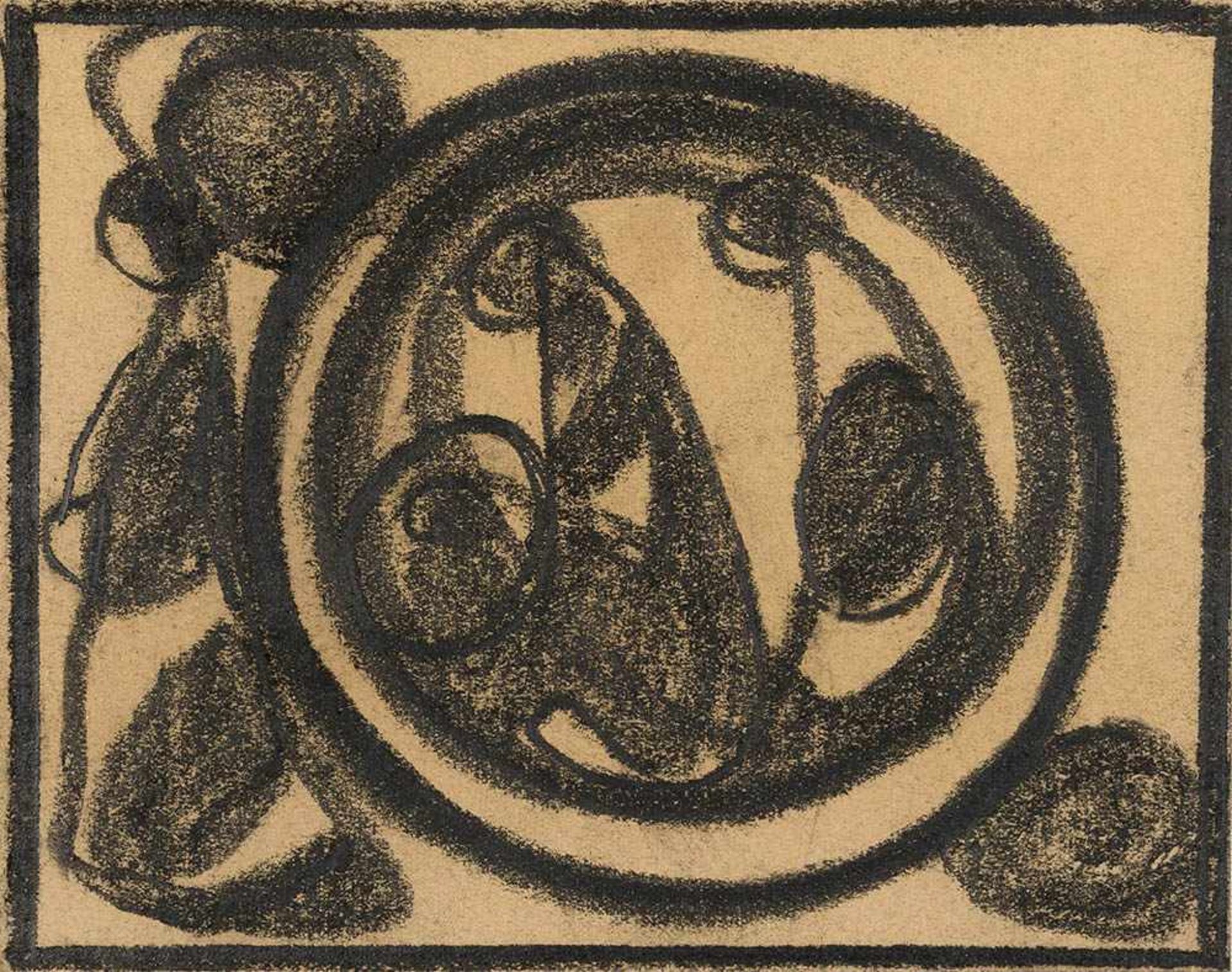 Hölzel, AdolfOlmütz/Mähren, 1853 - Stuttgart, 193412 x 15 cm,R.Figurale Kreiskomposition. Graphit