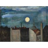 Wellenstein, WalterDortmund, 1898 - Berlin, 197051 x 68 cm,R."Mond über Dächern", 1933. Öl auf