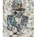 Weiss, RudiIngolstadt, geboren 195258 x 50 cm, R.Ohne Titel, 1989. Collage und Acryl auf