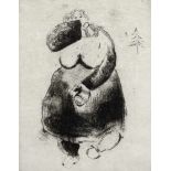 Chagall, MarcWitebsk, 1889 - Vence, 198528 x 21 cm, R.La femme moineau, 1925 - 1927. Radierung auf