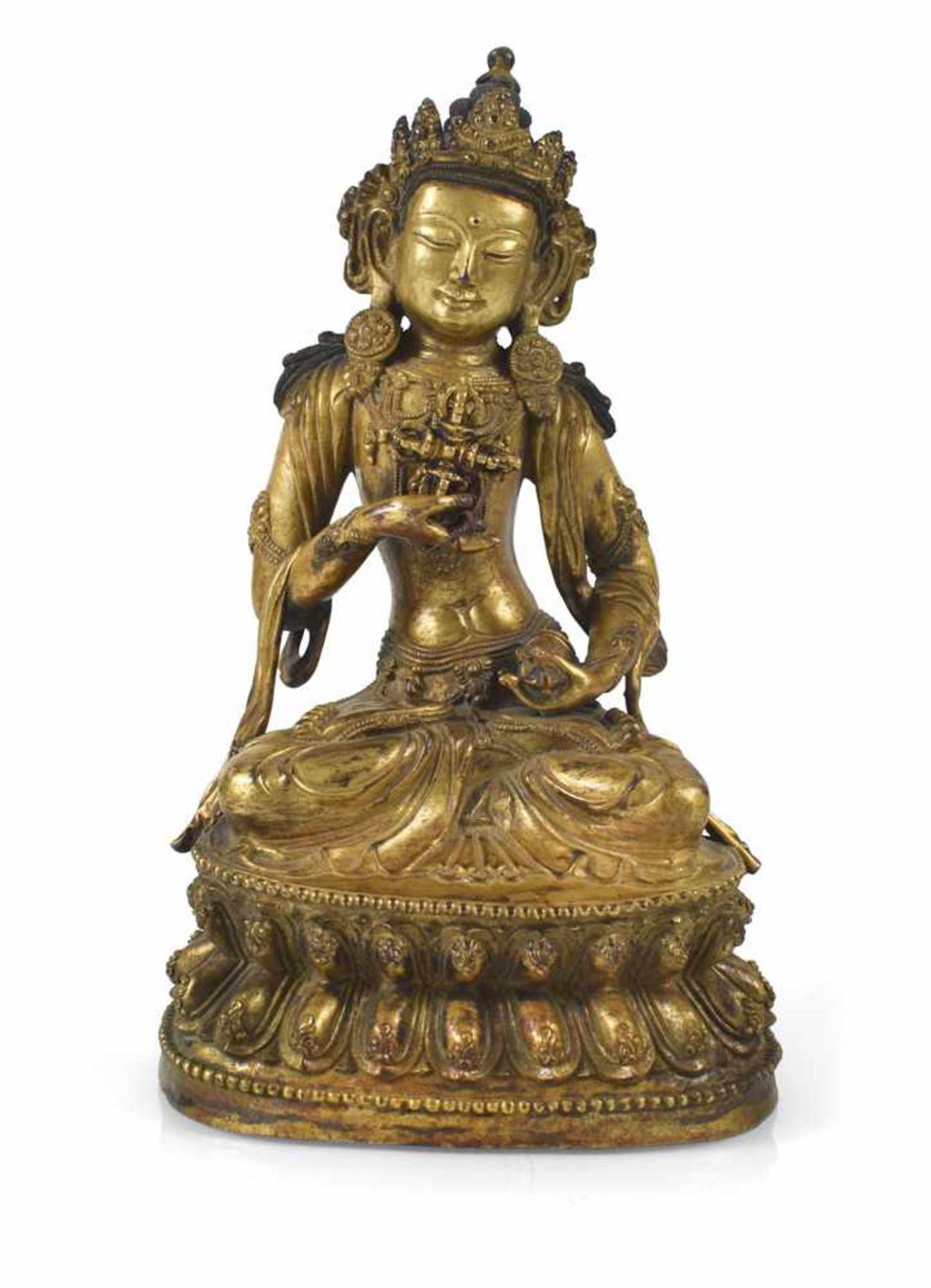 BRONZE DER VAJRADHARAH. 27 CM- - -33.00 % buyer's premium on the hammer priceVAT margin scheme,