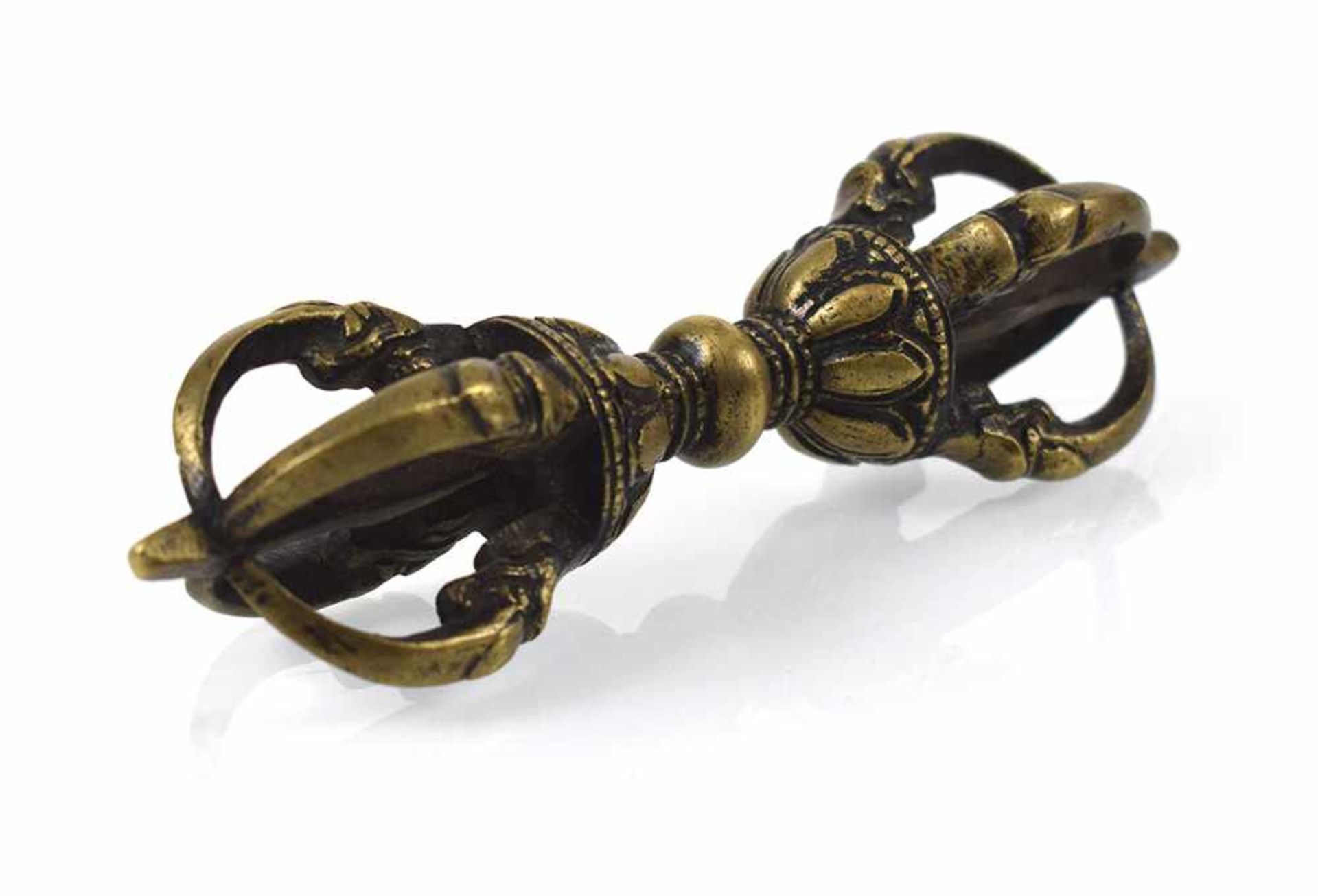 VAJRA, BRONZE, TIBETL. 12,7 CM- - -33.00 % buyer's premium on the hammer priceVAT margin scheme, VAT