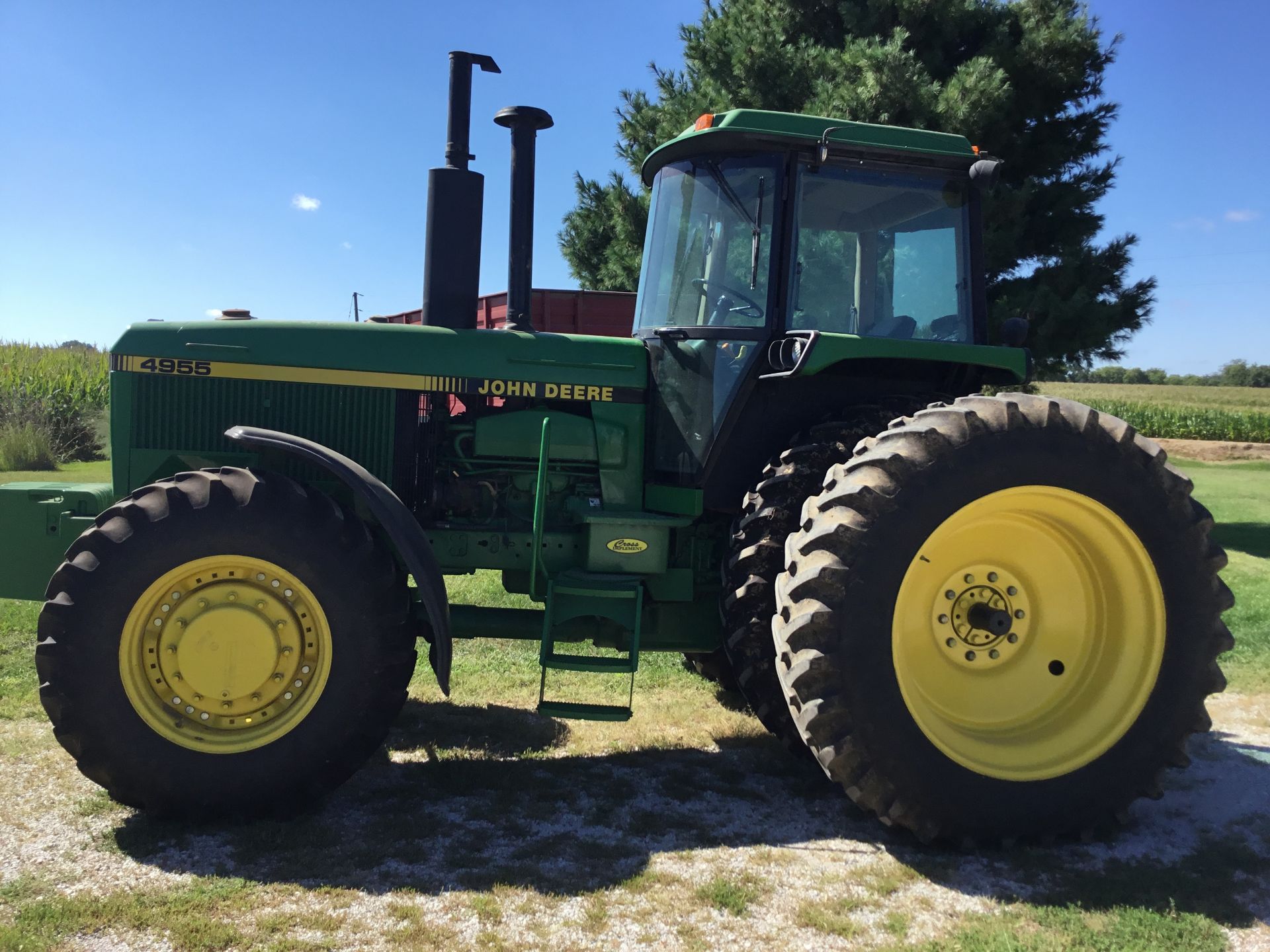 1990 JD 4955 MFWD, 15 Speed Power Shift, 3 Hyd. Remotes, 16 Front Weights, 500# Rear Weights, Hub - Image 19 of 20