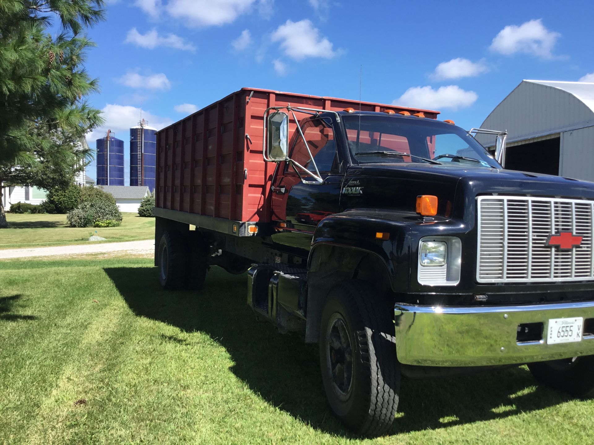 1992 Chevy Kodiak Grain Truck, 427 Gas Motor, 5+2 Treansmission, 16 Ft. Knapheide Grain Bed W/Single - Image 8 of 10