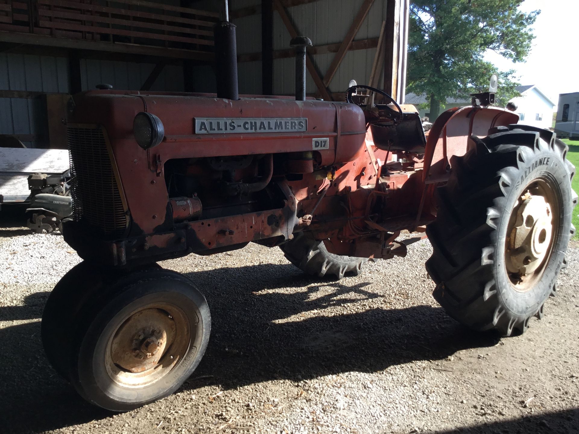 1959 Allis Chalmers D17, Gas, Narrow Front, 2 Pt. Hitch, 16.9-28 Rear Tires, 5900 Hrs., - Image 7 of 9