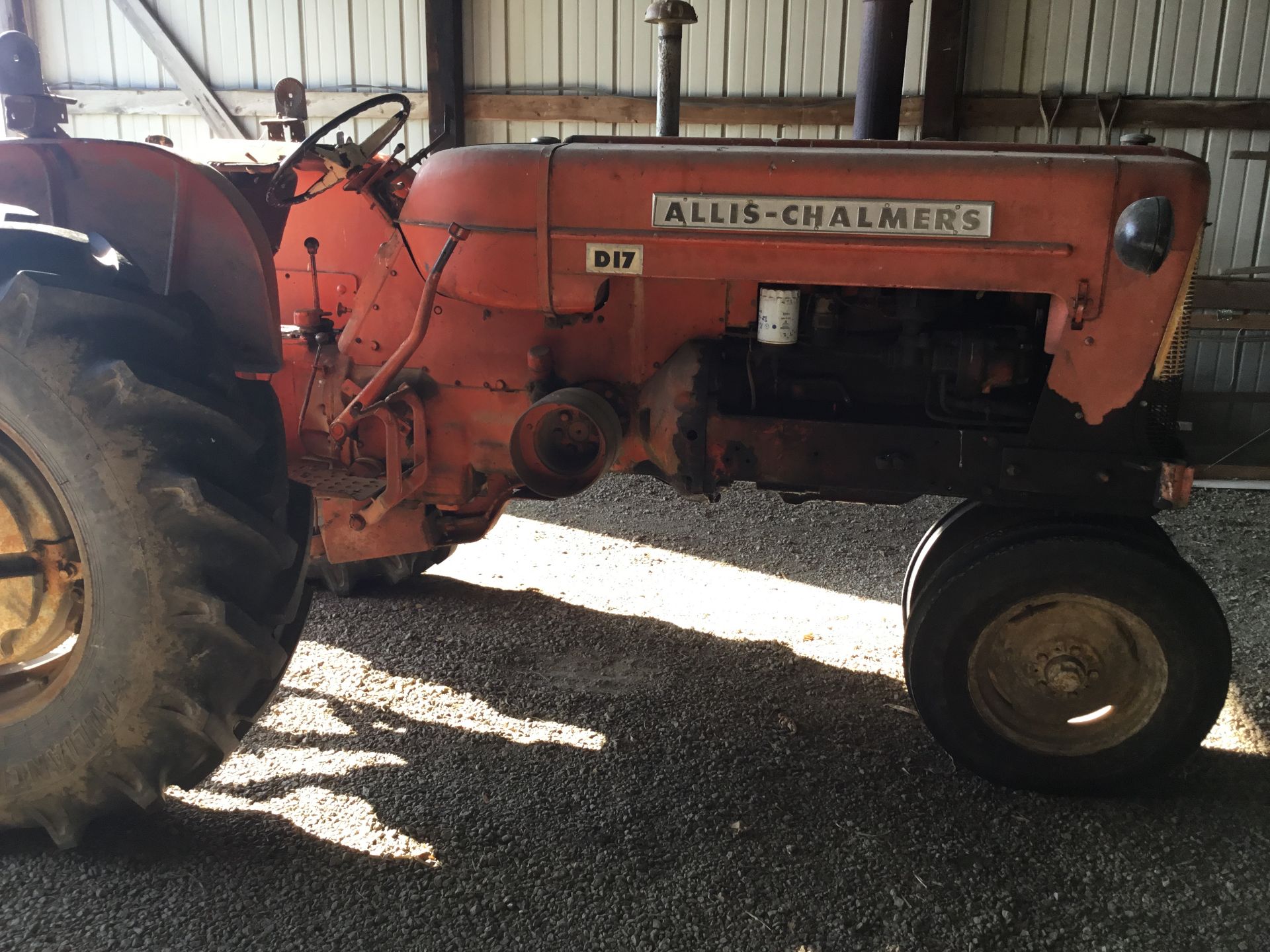 1959 Allis Chalmers D17, Gas, Narrow Front, 2 Pt. Hitch, 16.9-28 Rear Tires, 5900 Hrs., - Image 9 of 9