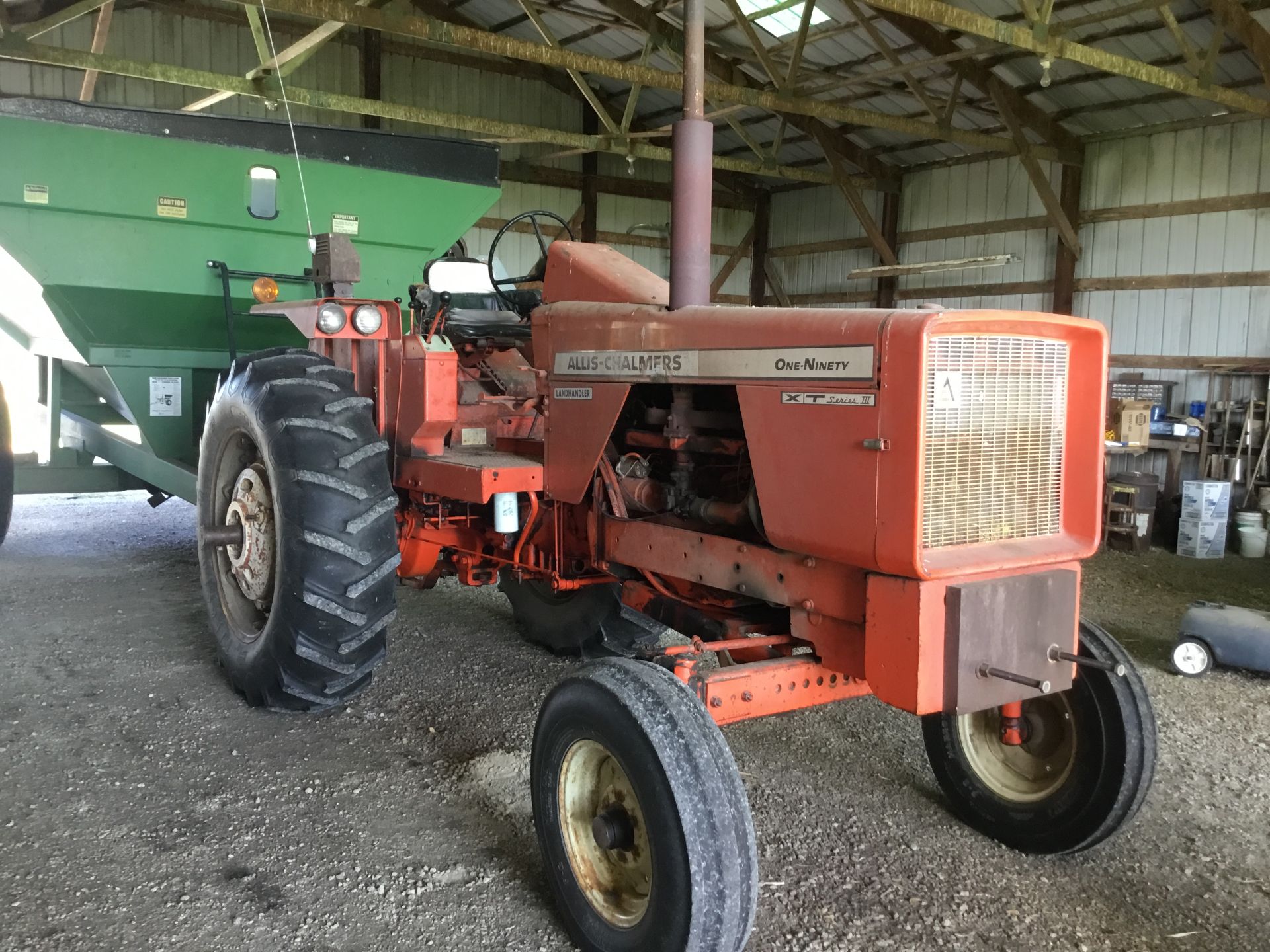 Allis Chalmers 190 XT Series 3, Gas, Wide Front, 3 Pt. Hitch, 16.9-34 Rear Tires, 7:50-16 Front - Image 8 of 9