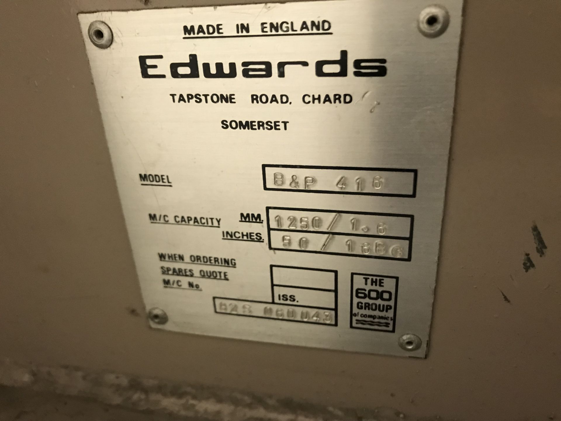 Ewards Truefold 600 Metal Folder - Image 3 of 3