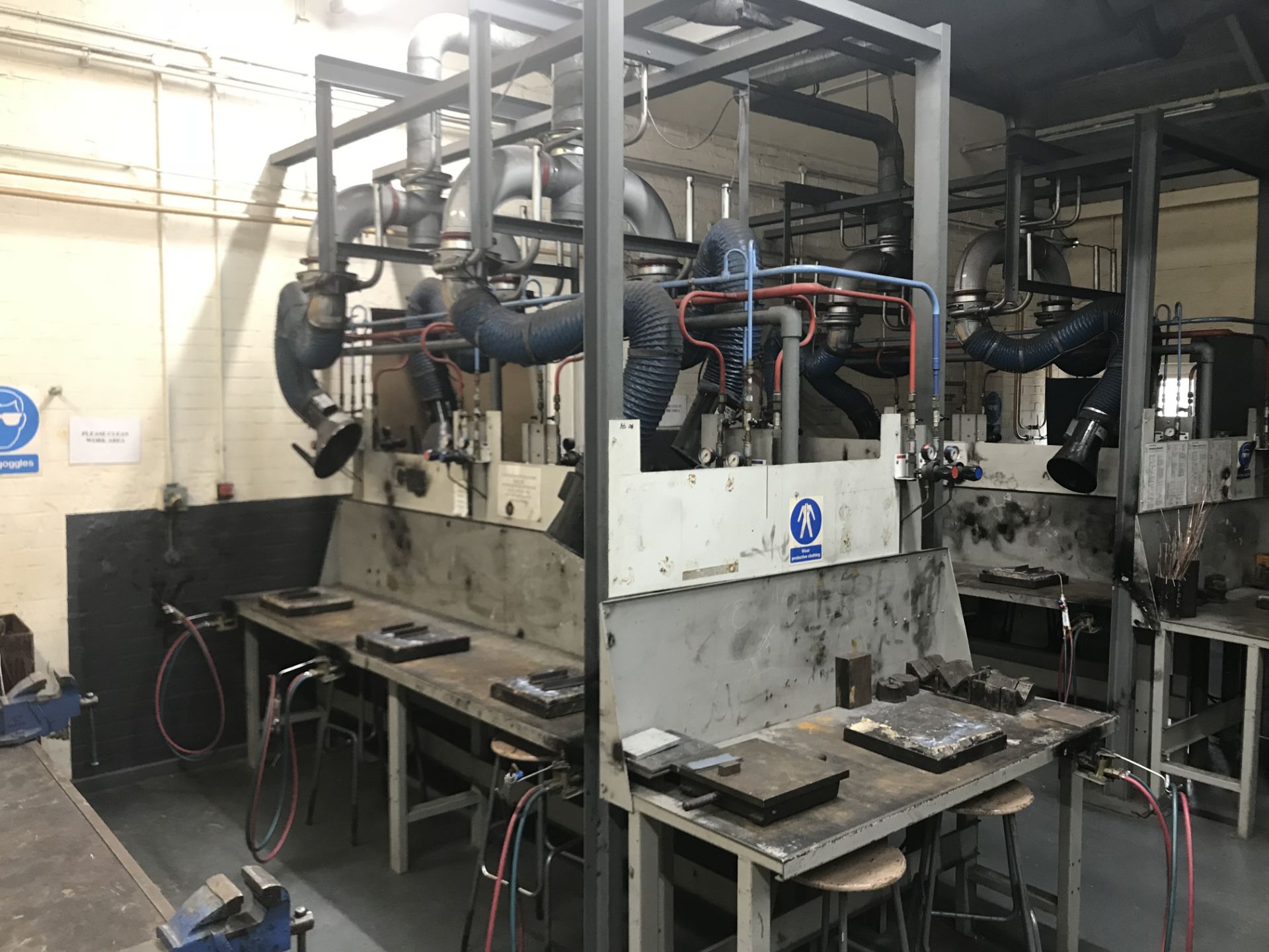 Nederman Electrostatic Welding Fume Extraction Arms/Unit