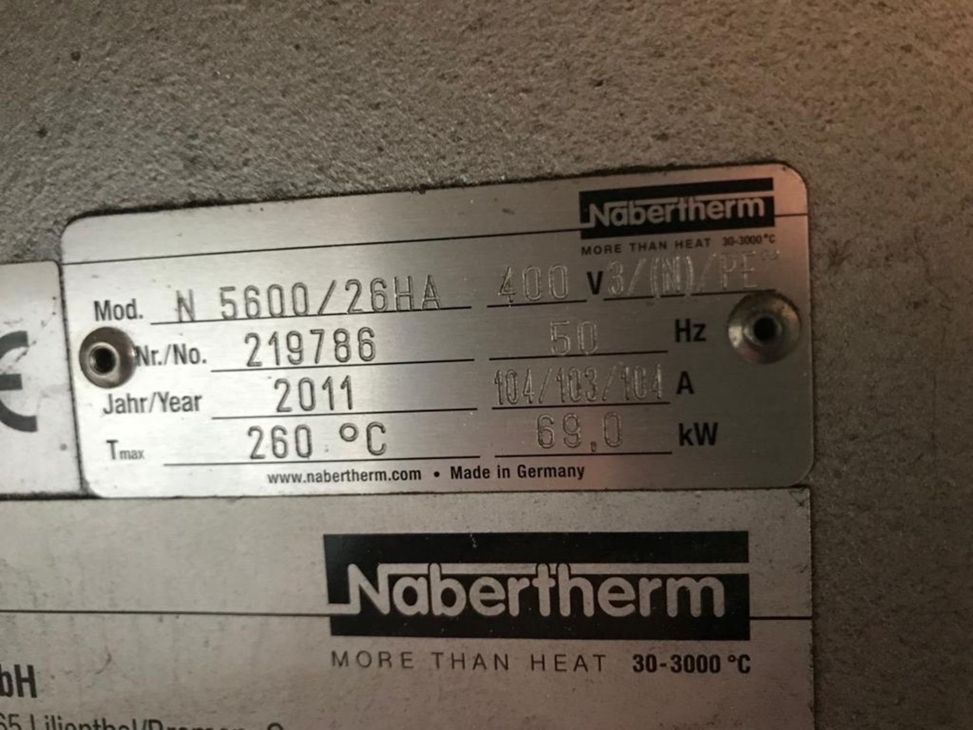 Nabertherm Industrial Furnace - Image 5 of 10