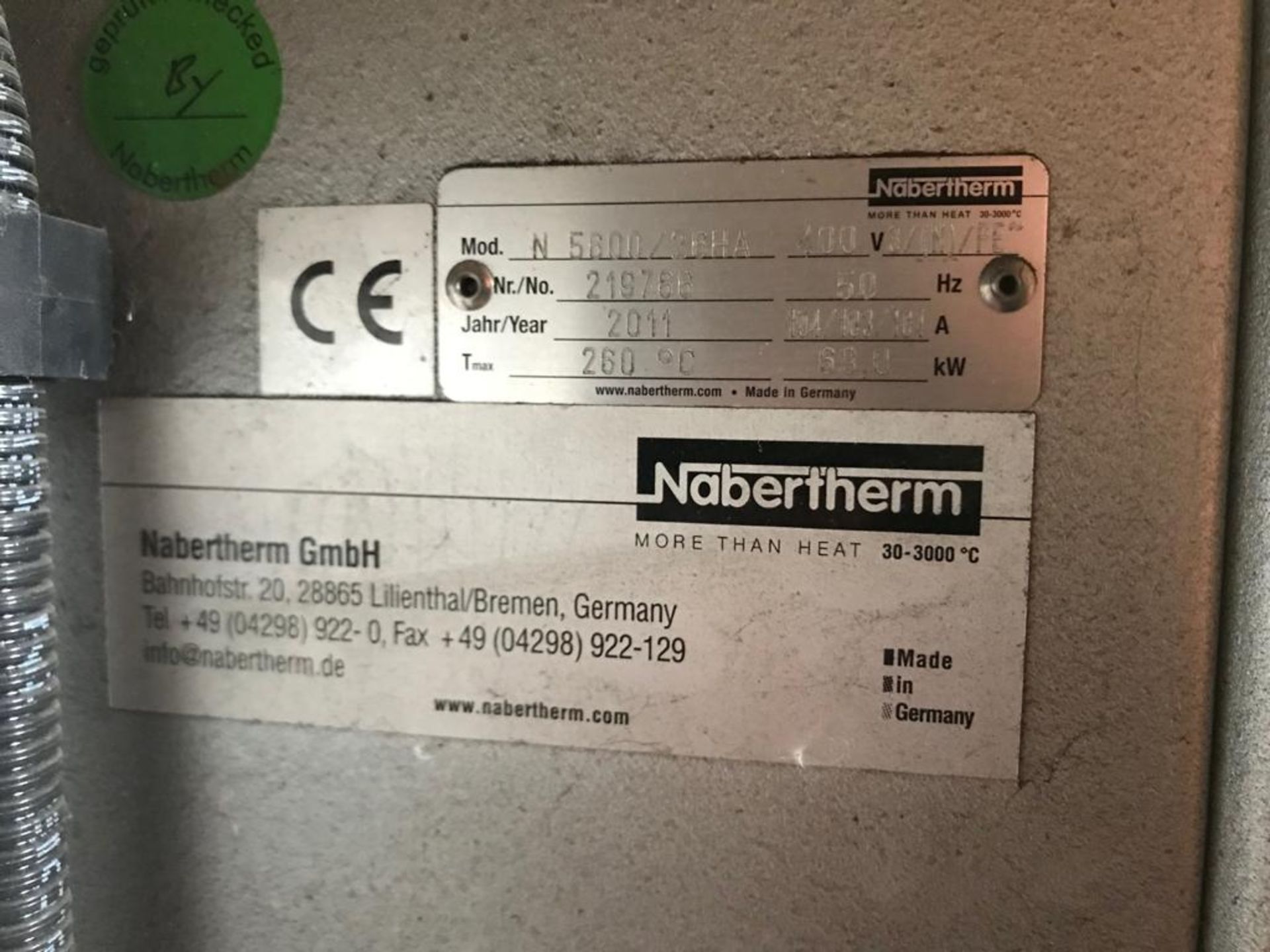 Nabertherm Industrial Furnace - Image 4 of 10