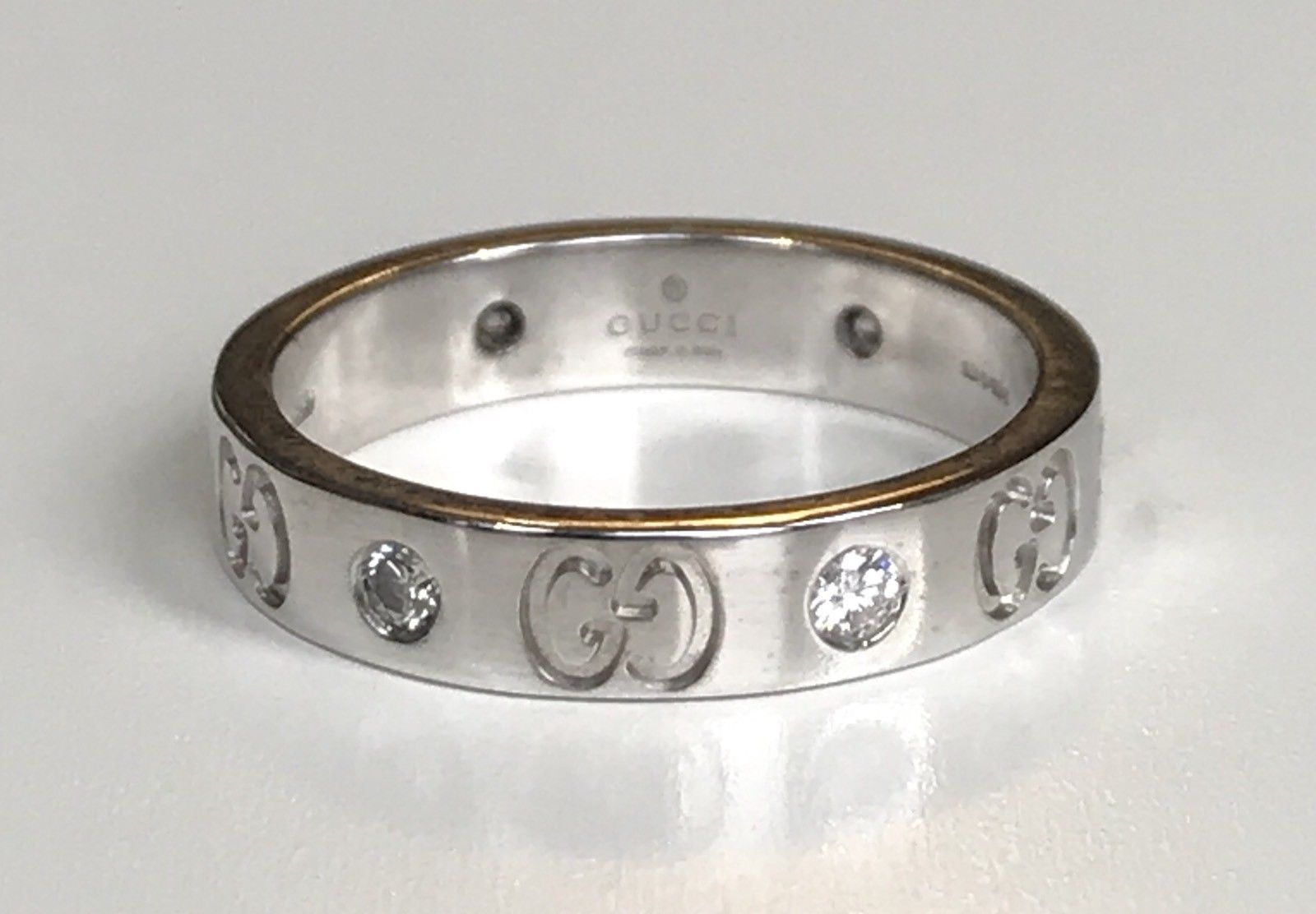 Gucci Diamond Ring 18k - Image 10 of 11
