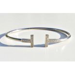 Tiffany & Co T Wire Bracelet 18k