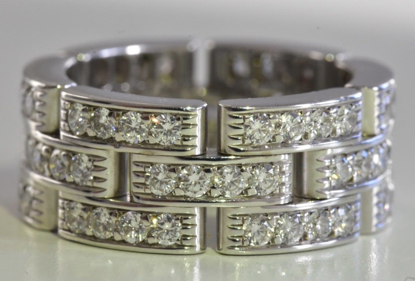 Cartier Maillon Panthere Diamond Ring 18k - Image 8 of 12