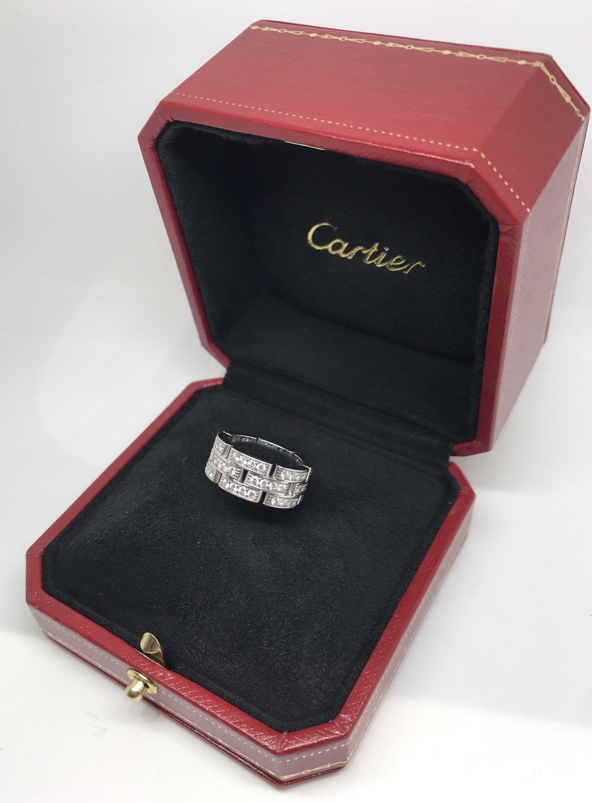 Cartier Maillon Panthere Diamond Ring 18k - Image 6 of 12