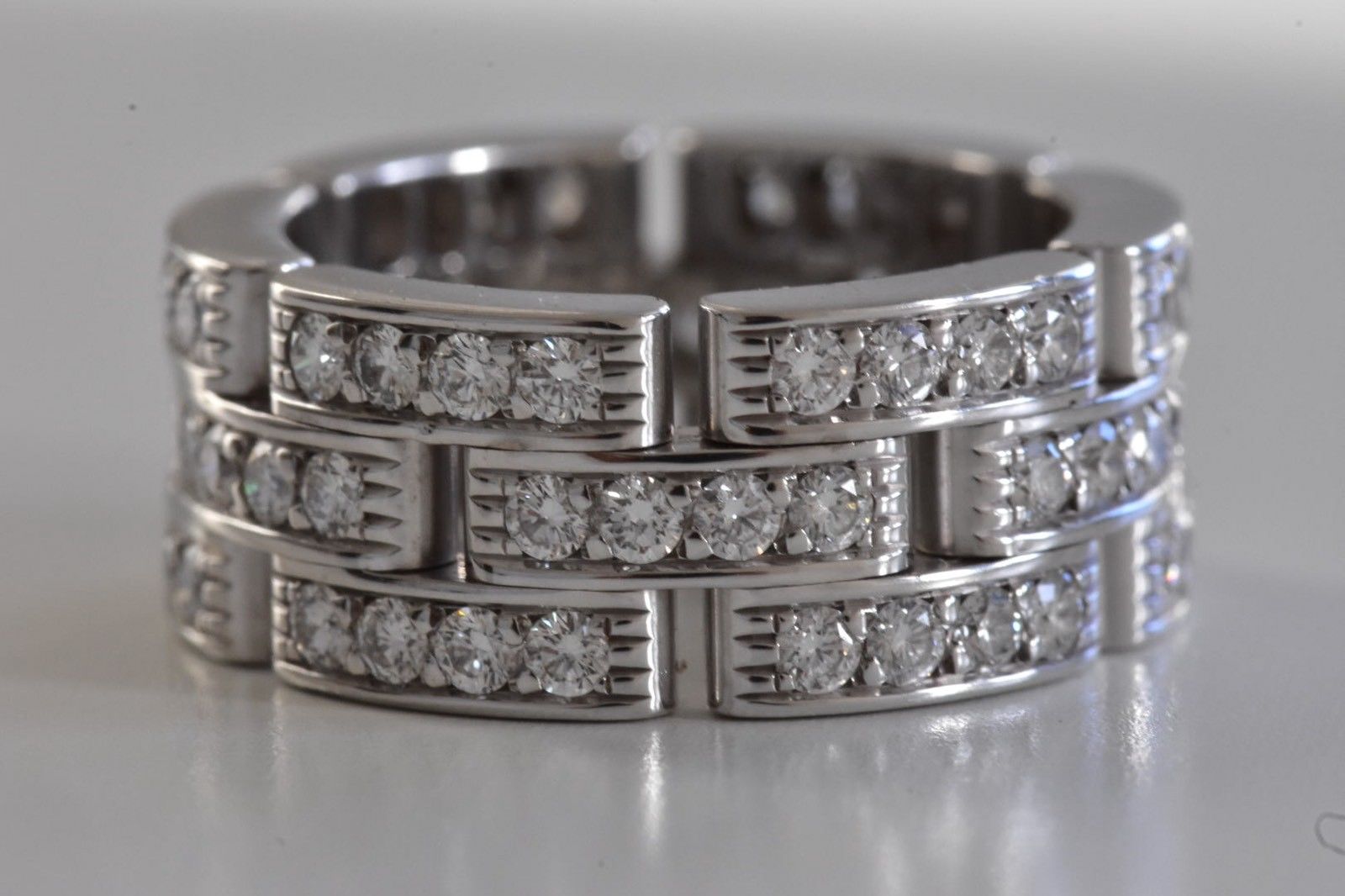 Cartier Maillon Panthere Diamond Ring 18k - Image 5 of 12