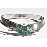 Emerald and Diamond Choker Necklace 18k