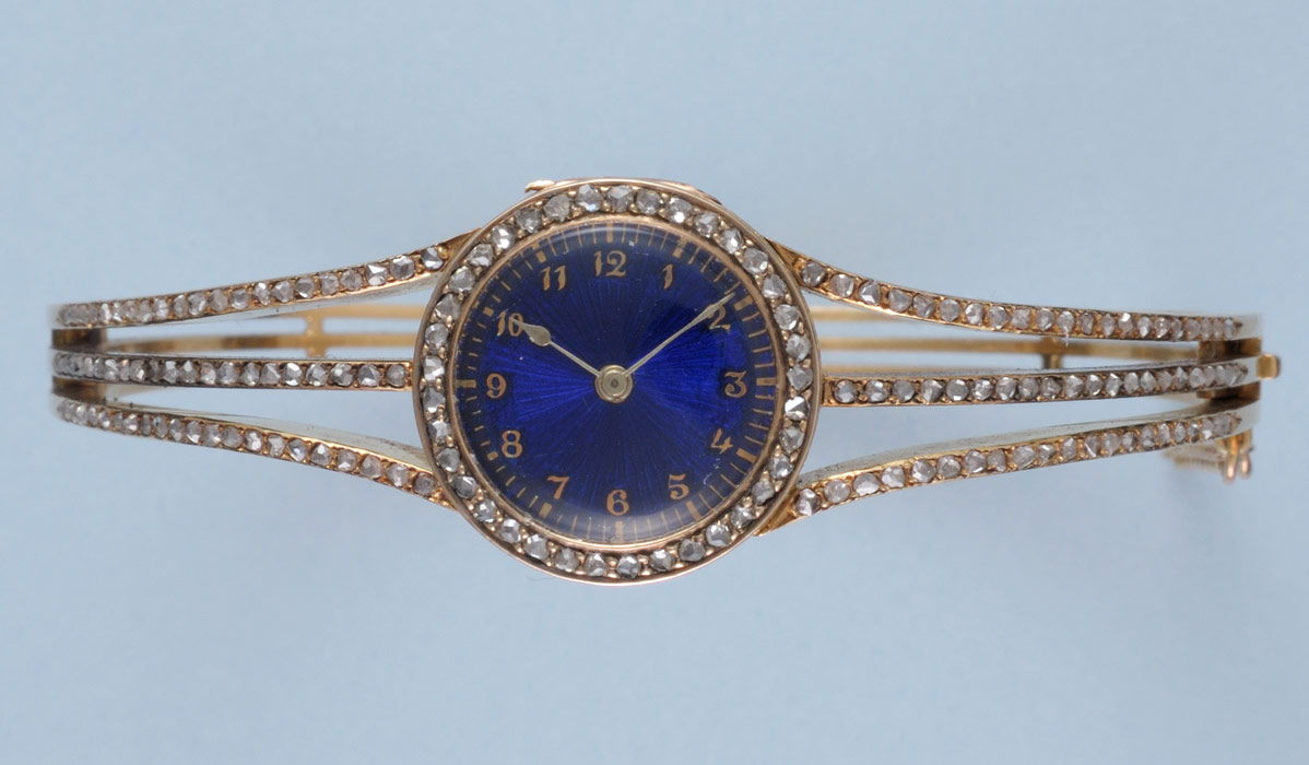 Diamond Set Gold Bracelet Watch - Image 4 of 5