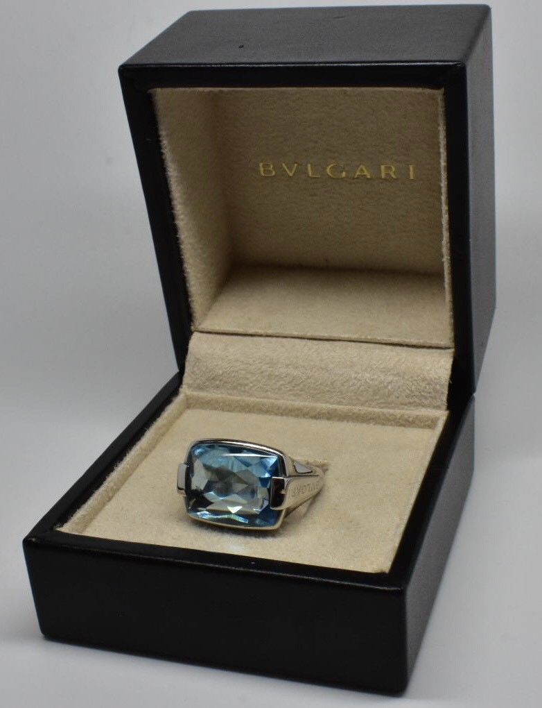 Bvlgari Topaz Ring 18k - Image 7 of 12