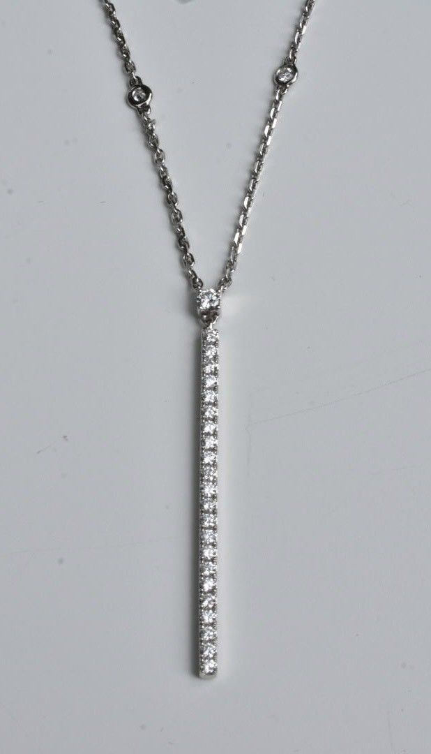 Messika Gatsby Vertical Bar Diamond Necklace - Image 9 of 12