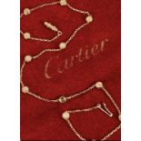 Cartier Love Station Necklace 18k