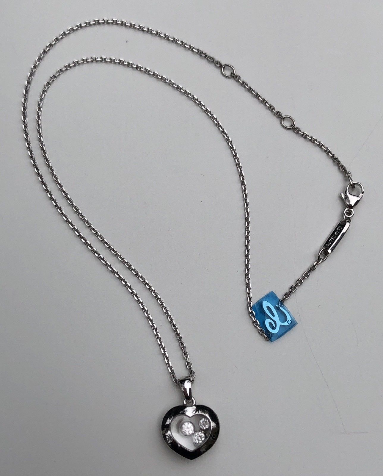 Chopard Happy Diamond Pendant Necklace 18k - Image 11 of 12