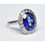 Vintage Sapphire Ring 18k