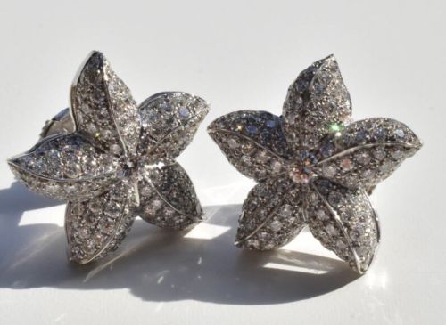 Diamond Starfish Earrings 18k 1.5 carat - Image 2 of 12